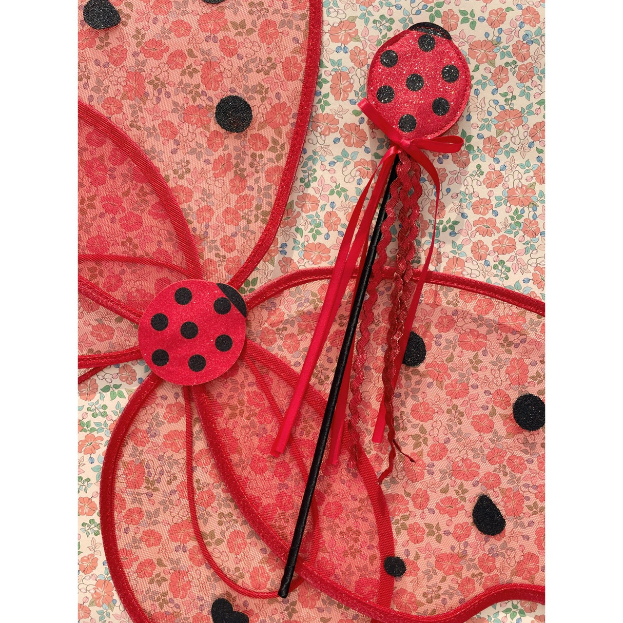 Konges Sløjd Ladybug Glitter Fairy Ladybug Costume