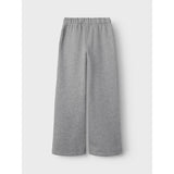 Name It Grey Melange Oanne Regular Wide Sweatpants