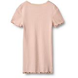 Wheat Powder Rib T-Skjorte S/S Katie