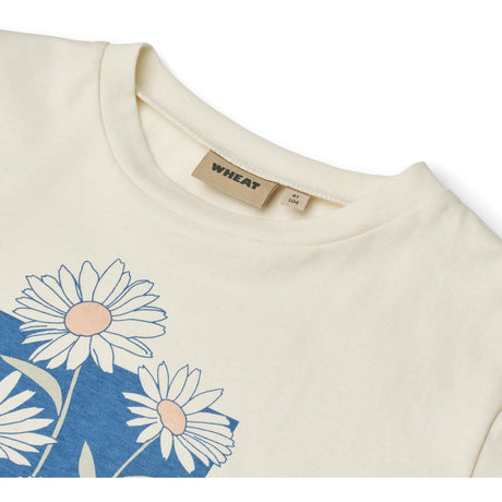 Wheat Ivory T-Skjorte S/S Print Mirsa
