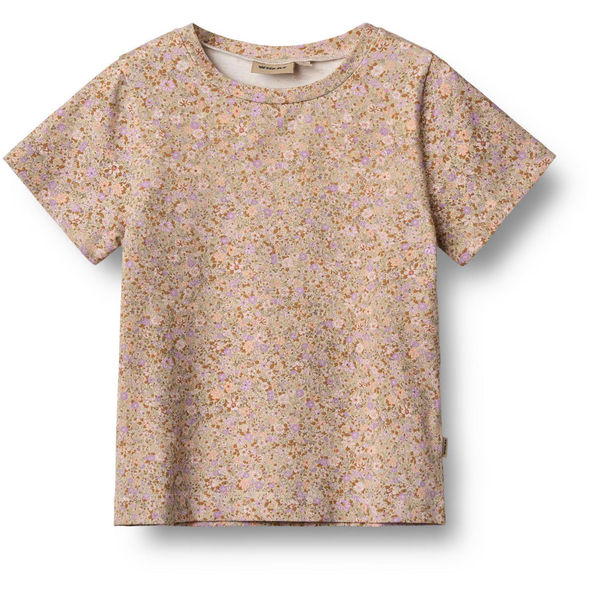 Wheat Lilac Flower Meadow T-Skjorte S/S Manna