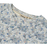 Wheat Blue Summer Flowers T-Skjorte S/S Ella