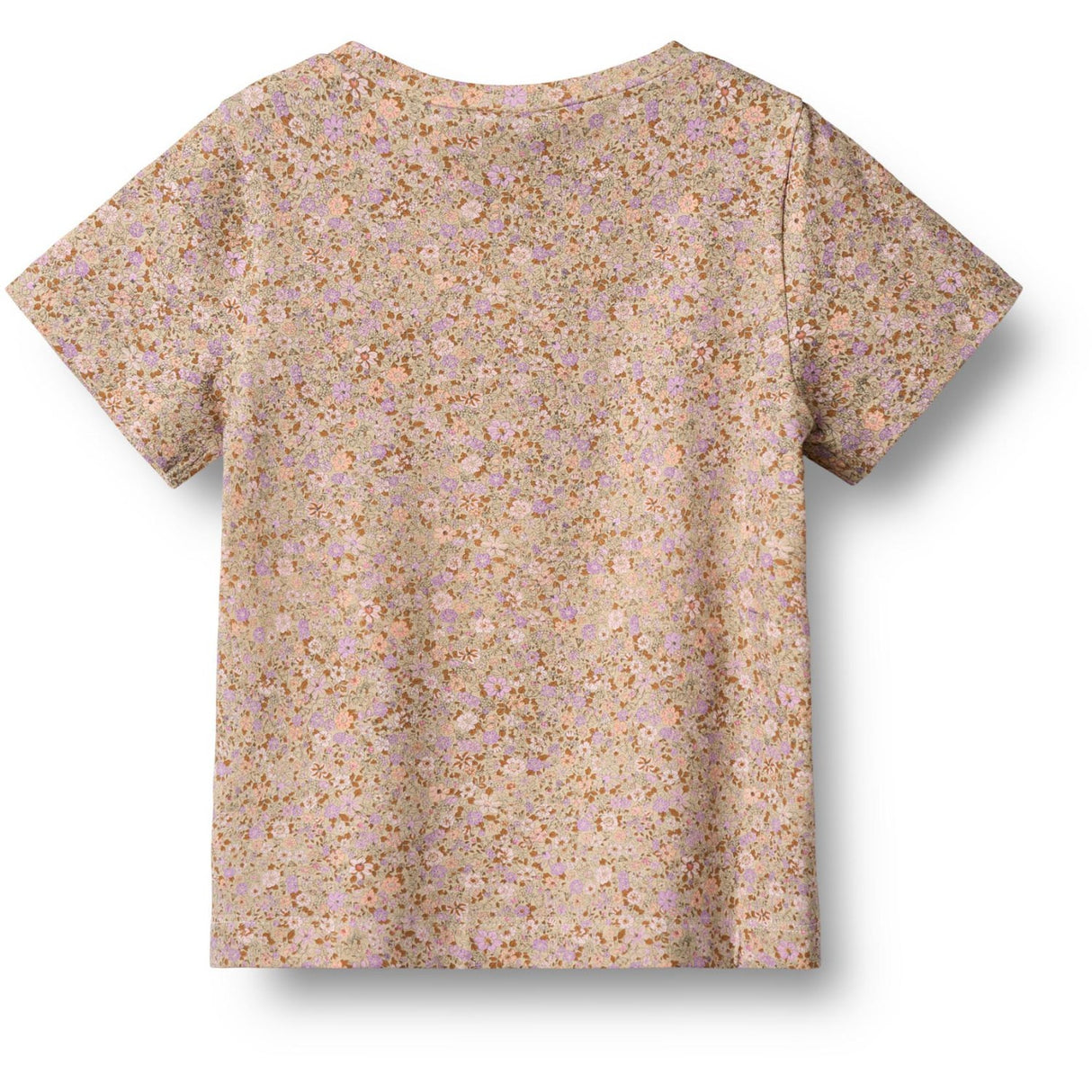 Wheat Lilac Flower Meadow T-Skjorte S/S Manna