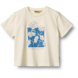 Wheat Ivory T-Skjorte S/S Print Mirsa