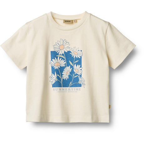Wheat Ivory T-Skjorte S/S Print Mirsa