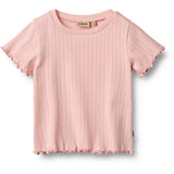 Wheat Rose Sprinkle Rib T-Skjorte S/S Irene
