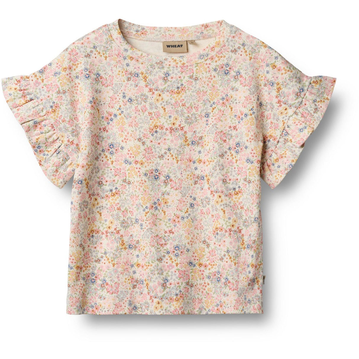 Wheat Bright Flowers T-Skjorte S/S Ally