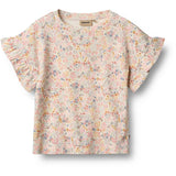 Wheat Bright Flowers T-Skjorte S/S Ally