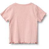 Wheat Rose Sprinkle Rib T-Skjorte S/S Irene