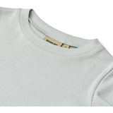 Wheat Soft Blue Rib T-Skjorte S/S Irene