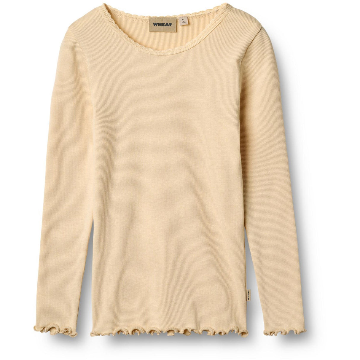 Wheat Macadamia Rib Bluse L/S Reese