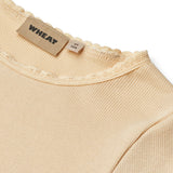 Wheat Macadamia Rib Bluse L/S Reese