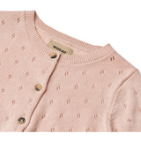 Wheat Powder Strikk Cardigan Maia