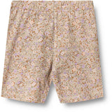 Wheat Lilac Flower Meadow Sykkelshorts Anne