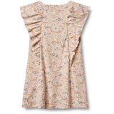 Wheat Bright Flowers Jersey Kjole Ruffle Shirley