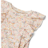 Wheat Bright Flowers Jersey Kjole Ruffle Shirley