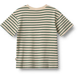 Wheat Green Stripe T-Skjorte S/S Fabian