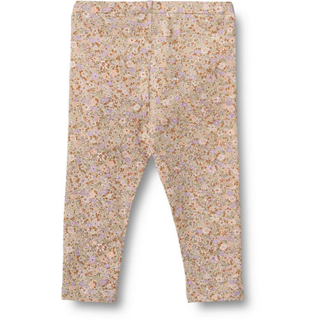 Wheat Lilac Flower Meadow Jersey Leggings Jules