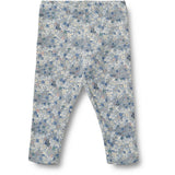 Wheat Blue Summer Flowers Jersey Leggings Jules
