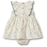 Wheat Ivory Checked Flowers Bodykjole Lace Sofia