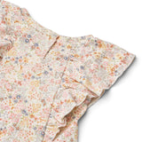 Wheat Bright Flowers Jersey Kjole Ruffle Shirley