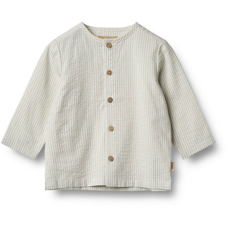 Wheat Summer Blue Stripe Skjorte Shelby