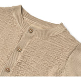 Wheat Soft Sand Strikk Cardigan Bjørn