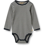 Wheat Navy Rib Stripe Body L/S Berti