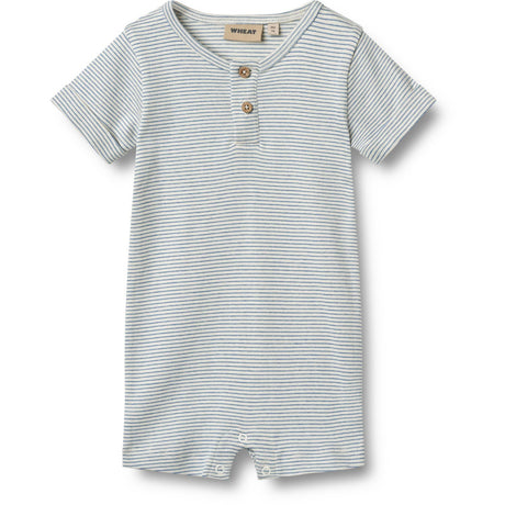 Wheat Blue Stripe Buksedrakt S/S Alfred