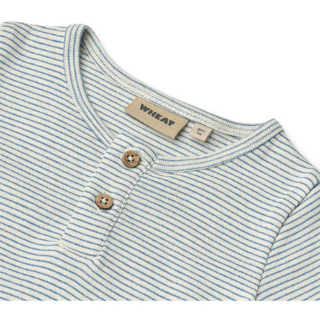 Wheat Blue Stripe Buksedrakt S/S Alfred