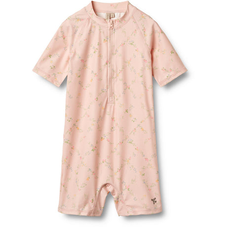 Wheat Powder Checked Flowers Badedrakt S/S Cas