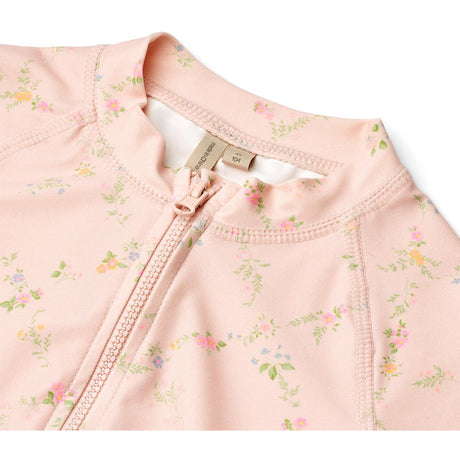 Wheat Powder Checked Flowers Badedrakt S/S Cas