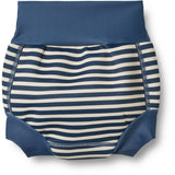 Wheat Blue Stripe Neoprene Swim Bukser Anker