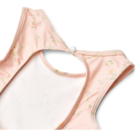 Wheat Powder Checked Flowers Badedrakt Erna