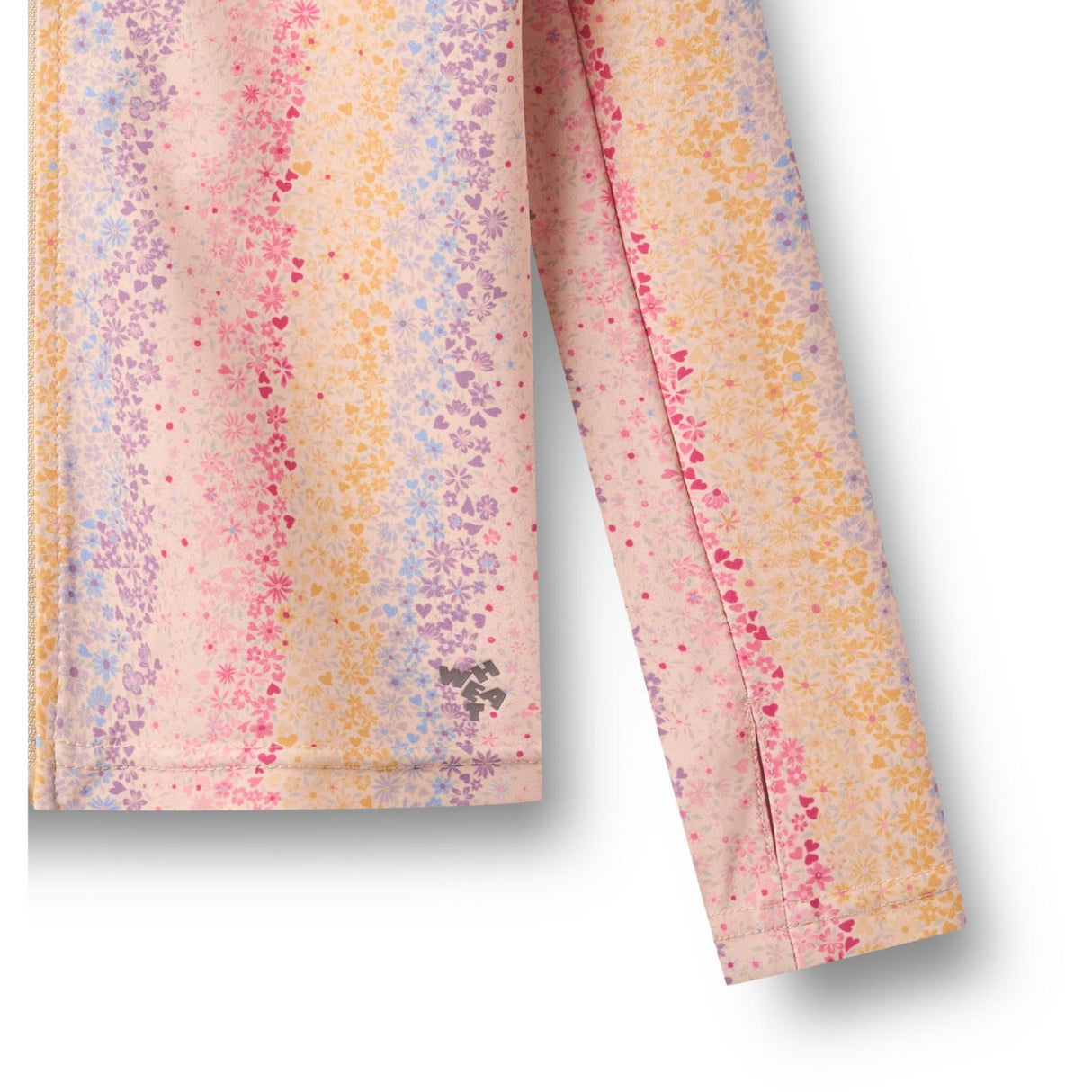 Wheat Multi Rainbow Swim T-Skjorte L/S Zip Ada