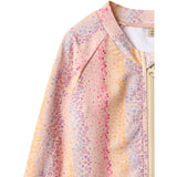 Wheat Multi Rainbow Swim T-Skjorte L/S Zip Ada