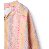 Wheat Multi Rainbow Swim T-Skjorte L/S Zip Ada