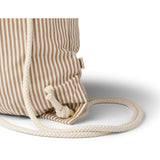 Wheat Cappucino Stripe Gym Veske Yuna