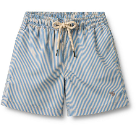 Wheat Blue Swim Stripe Swim Trunk Hansi