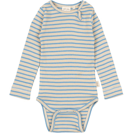 Petit Piao Allure Blue/Dark Off White Body L/S Modal Striped