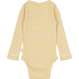 Petit Piao Yellow Sun/Dark Off White Body L/S Modal Striped