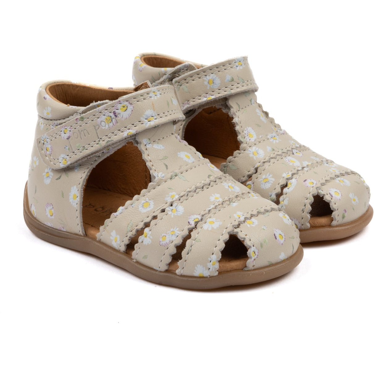 Pom Pom Bellis Starters™ Scallop Borrelås Sandal