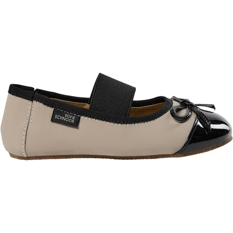 Sofie Schnoor Dark Sand Neliask Ballerinasko