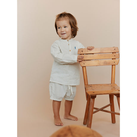 Sofie Schnoor Blue Striped Prestonsb Skjorte