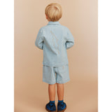 Sofie Schnoor Blue Denim Stripe Hectorsk Jakke