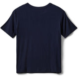 Sofie Schnoor Navy Nataliasy Rib T-Skjorte