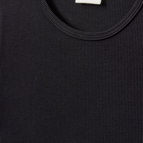 Sofie Schnoor Black Nataliasy Rib T-Skjorte