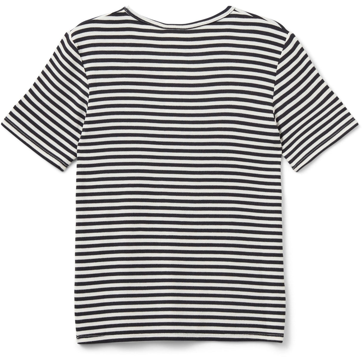 Sofie Schnoor Black Striped Nataliasy Rib T-Skjorte