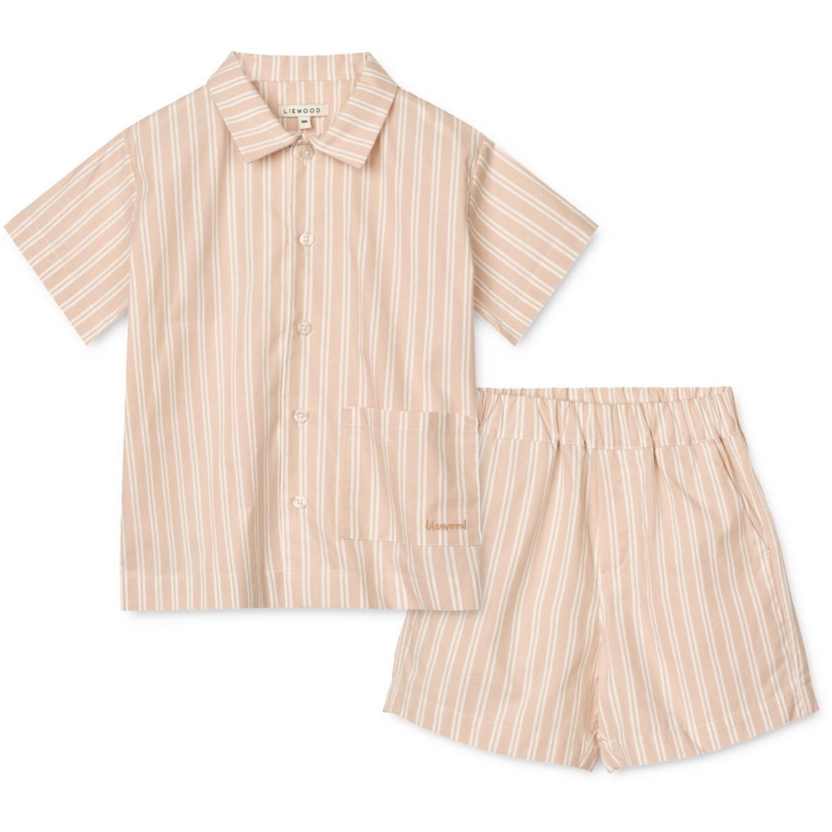 LIEWOOD Y/D Stripe Sorbet Rose / Creme De La Creme Leona Stripe Sett