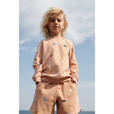 LIEWOOD Paris / Pale Tuscany Thora Printed Collegegenser